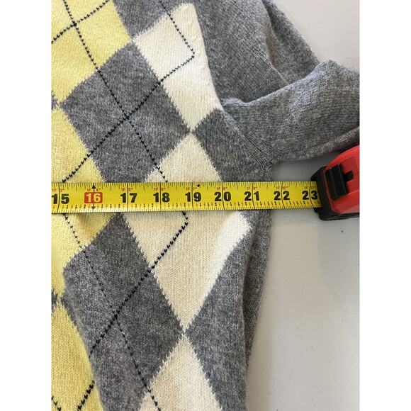 Vtg 90s The Scotch House Academia Preppy Grandpa Argyle Sweater XL Quiet Luxury - Picture 15 of 16